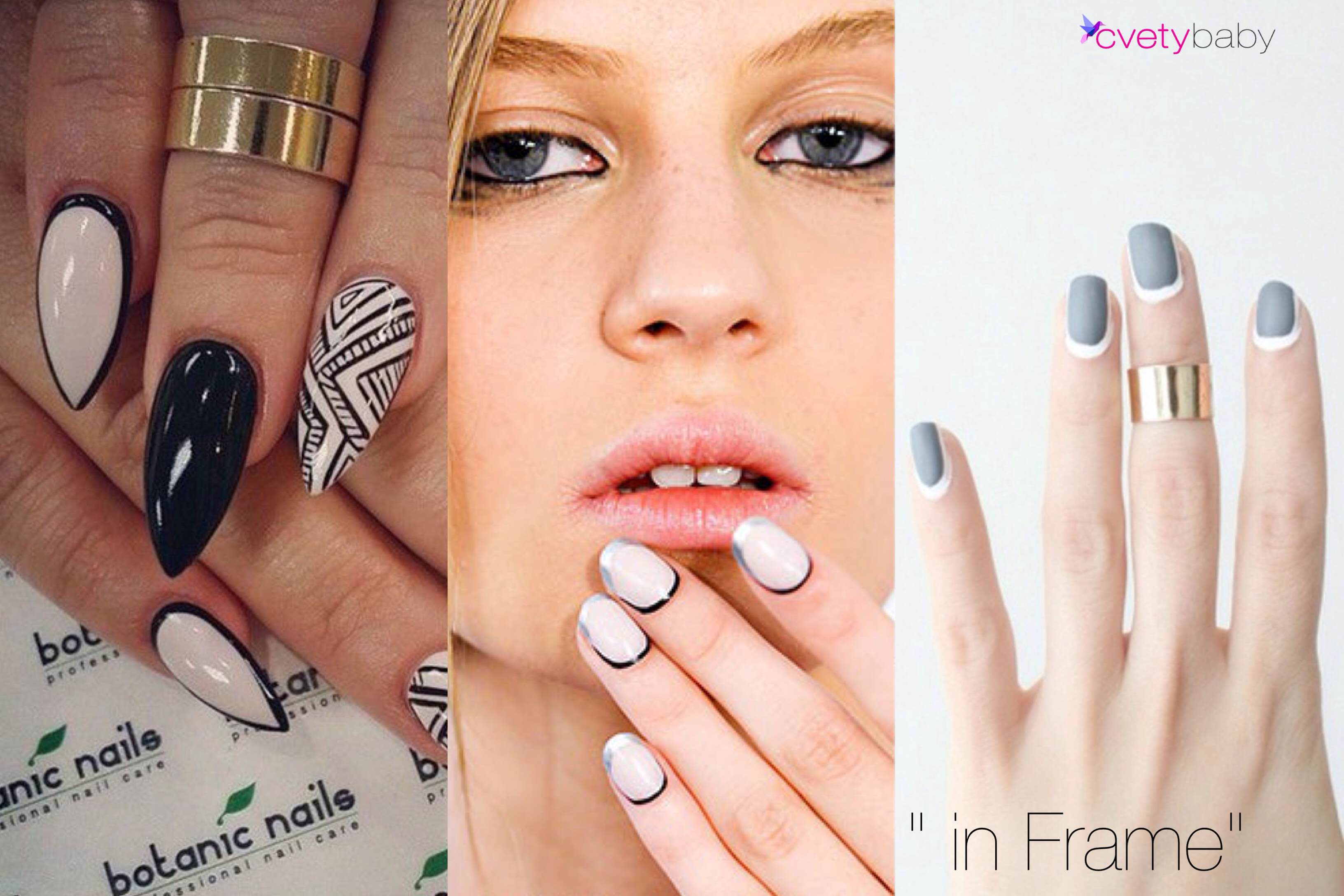 Nail Trends 2016 in frame manicure